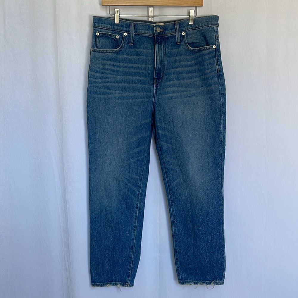 Madewell Blue Cropped Ankle Jeans